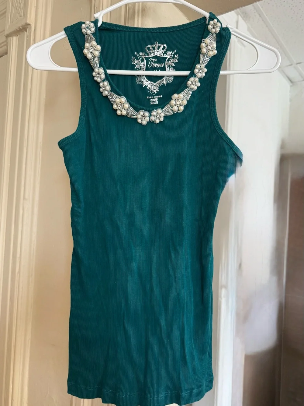Forever 21 detailing #beaded pearl